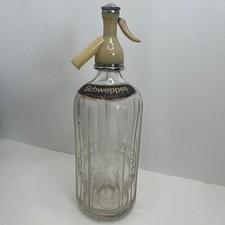 Schweppes Soda Syphon Vintage Glass Display Prop