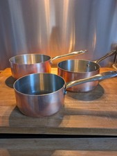 Set of 3 Vintage Copper