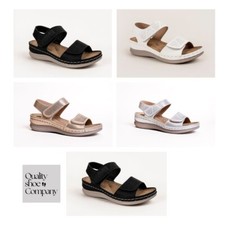 Ladies Wide Fit Sandals Memory