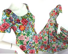 LIBERTY 80s vintage cotton tea