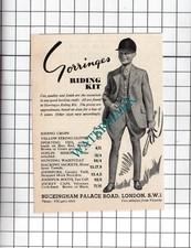 Gorringes Riding Kit ADVERT   -  1949 Small Clipping