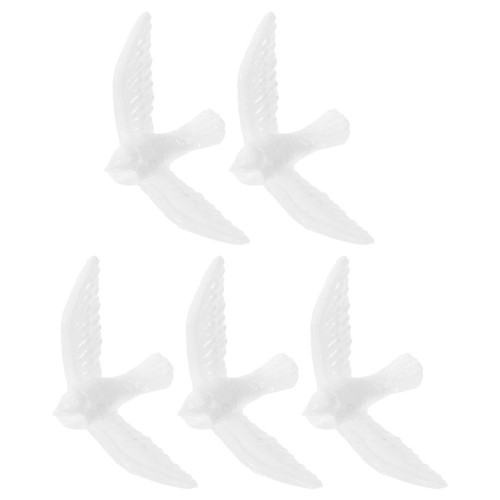 5pcs realistic white resin - realistic,