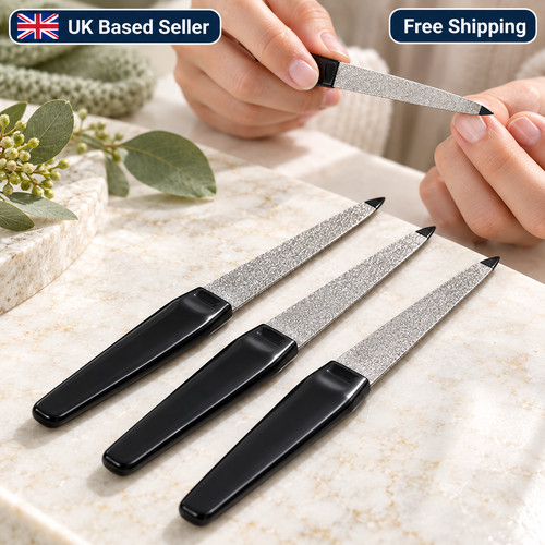 Steel metal nail files diamond - nail,