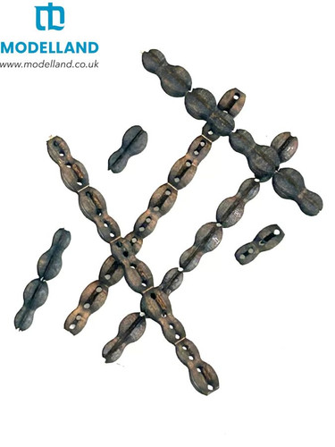 Violin tackle block - wooden, 7mm