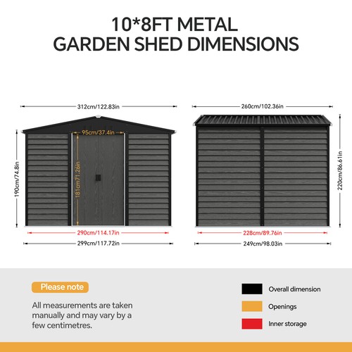 Metal garden shed 10 - garden,