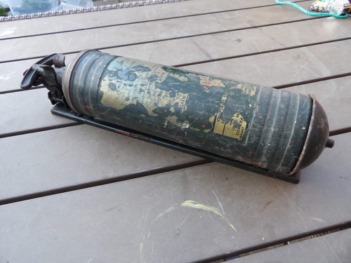 Vintage green painted pyrene - vintage,