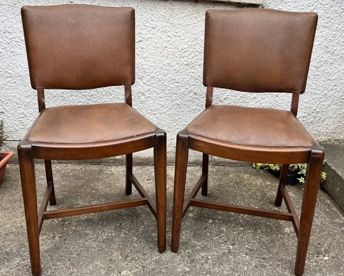 Pair vintage oak dining - vintage,