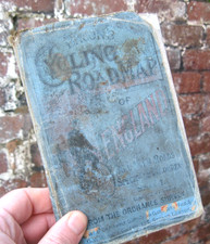 1910 Bacon's Cycling Roadmap of England Scotland Sheet 1