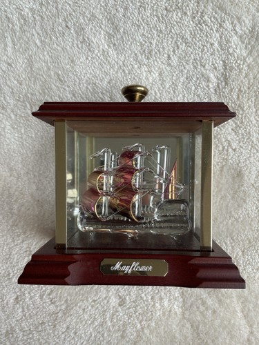 Mayflower glass ship - mayflower, in