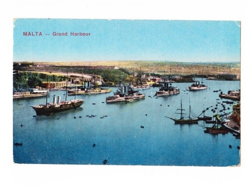 Malta old vintage postcard - old,