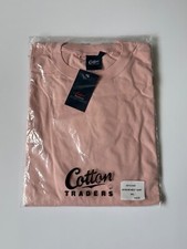 Cotton Traders t-shirt size 4XL light pink pale round neck short sleeve NWT