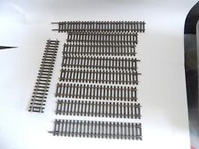 Job Lot 9  Hornby Nickel Silver OO Model Railway straight track from layout (A)