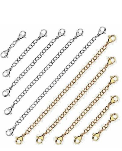 Silver gold double lobster - silver,