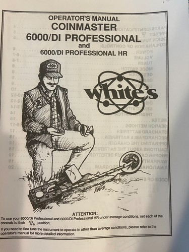 Whites coinmaster 6000 pro - whites,
