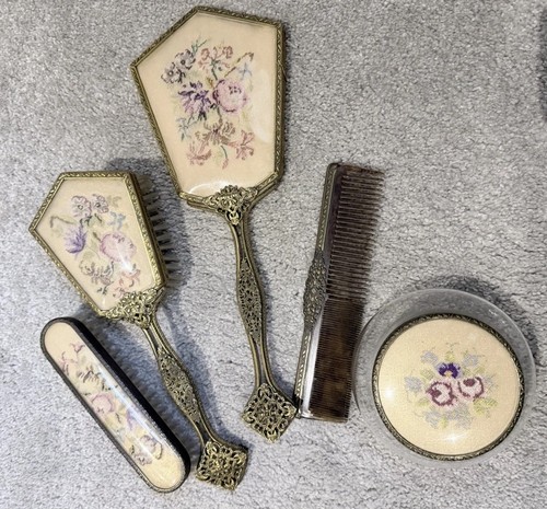 This vintage petit point - is,