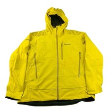 Marmot Zion Jacket Men's XL Yellow Polartec NeoShell Waterproof Softshell 80680
