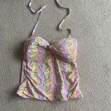 PRIMARK TANKINI MULTI COLOUR SIZE 16 NEW