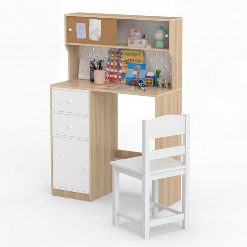 Kids desk and - and, wooden