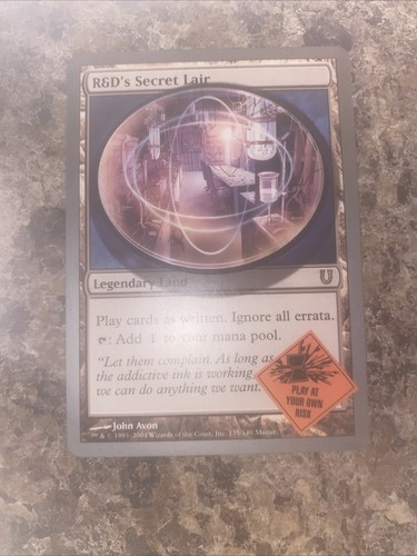 Secret lair unhinged - lair,