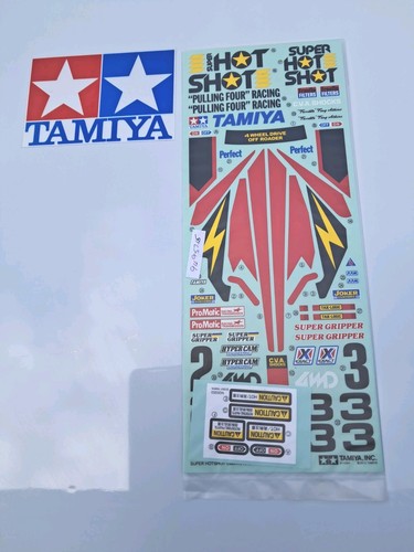 Tamiya super hot - super, decals.