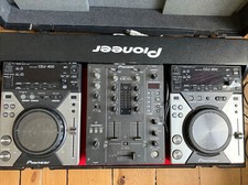 Pioneer DJ Mixer DJM 400 Professional 2 Channel 2 *CDJ 400 And Iconic Red Case