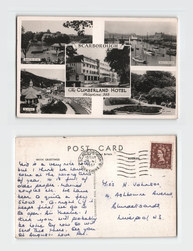 Postcard scarborough - postcard,