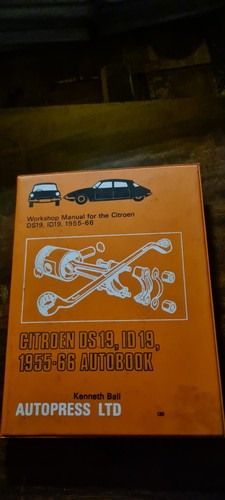 Citroen ds19 owners workshop - citroen,