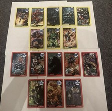 Dc Comics Arcade Coin Pusher Cards Series 3 Full Set 16 Cards 