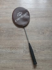 Inter-sport Classic, Metal-frame, Lightweight Badminton Racket.  Carlton Cover.
