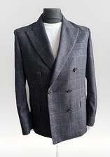 Hacket London Wool Suit Jacket/Blazer Men's Size 40r (uk) Double Breasted