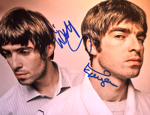 Oasis signed autograph - oasis,