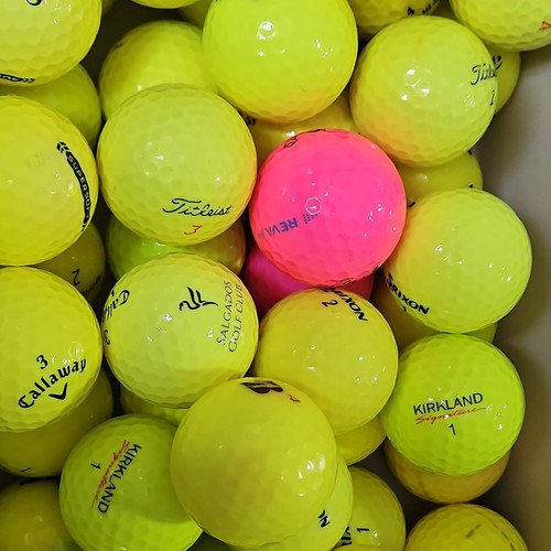 Golf balls coloured mix - 40,