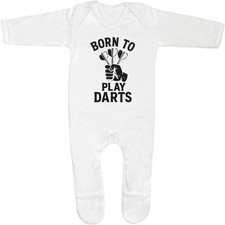 'Born To Play Darts' Baby