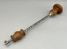 Vintage Large 16 1/2” Archimedes Spiral Drill Push Drill Woodworking Old Tool
