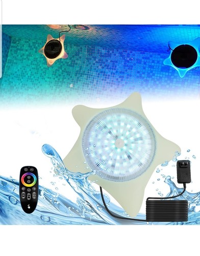 Pond lights underwater - pond, rgb