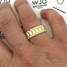 Solid 10K Gold 7.6mm Jubilee Band Ring