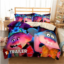 Children Trolls Bedding Set 3D