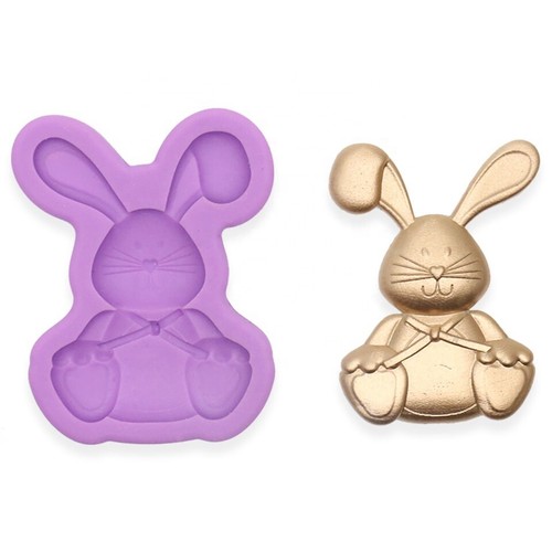 Easter bunny mould silicone - bunny,