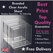 Clear Acrylic Perspex Plastic