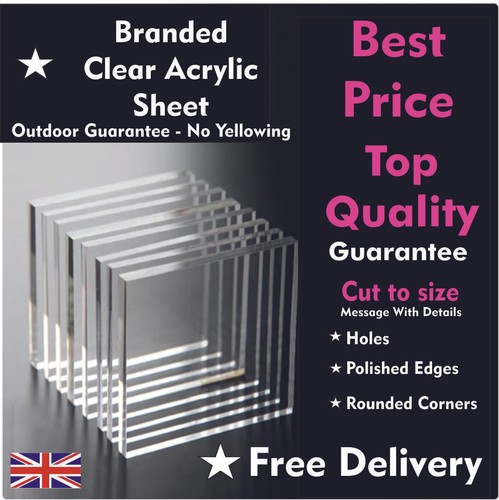 Clear acrylic perspex plastic - acrylic,