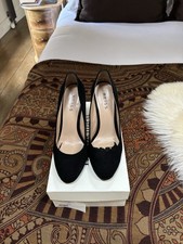 Reiss Women's Black Suede Shoes Size 6