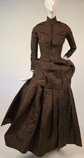 VICTORIAN 1880’S 3 PC BROWN