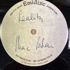 Marc Bolan - Reality / Song For a Soldier -  UK EMIDISC 7" 45  Reissue