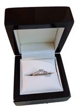 Platinum, 0.55ct Diamond