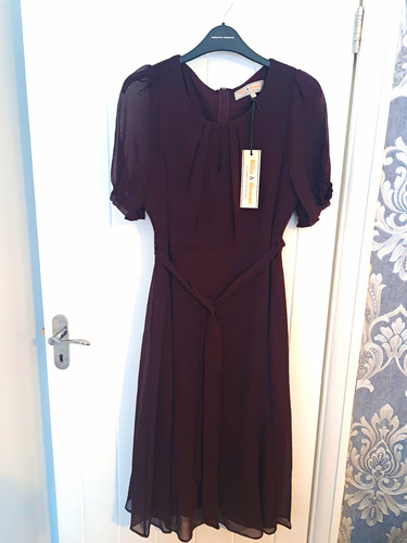 Billie blossom brown chiffon - blossom,
