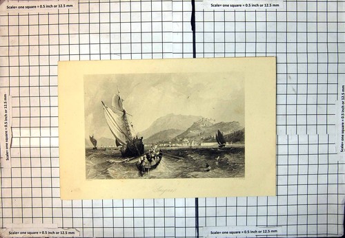 Print smyrnae sailing ship - smyrnae,