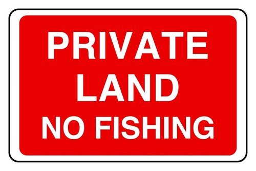 Private land fishing - land,