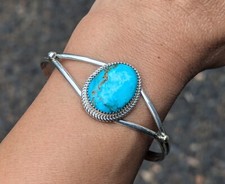 Navajo cuff bracelet signed - navajo,