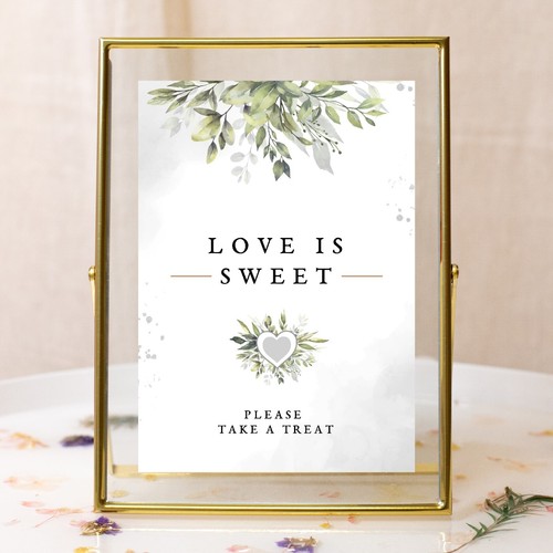 Wedding table love - table, sweet
