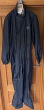 Mens Hein Gericke Rain Overall 1 Piece Suit Black Size Small Waterproof Oversuit
